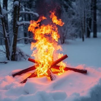 Why Snow Turns Black When You Burn It